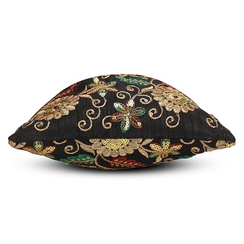 Image of LONGING TO BUY Indian Embroidered Pearl Potli Bag For Women, Sequence Design with Tassel, Wedding Potli Bags