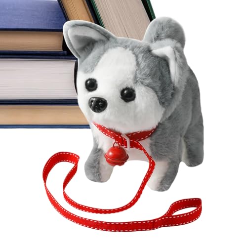 Genérico Perro Eléctrico | Mascota con Cola Revuelva Y Cabeza Aentista - Animal Interactivo Electrónico - Para Niñas Y Cumpleaños, , Navidad Y