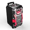 LEICKE DJ ROXXX Trolley Speaker Pro | Draagbare Party Speaker, met USB, Bluetooth, Auxiliary Input, FM-radio, gitaren en…