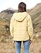 AMEBELLE Women's Oversized Hooded Puffer Jacket Quilted Lightweight Winter Warm Pullover Padded Hoodies Coat(2611-LightYellow-S)