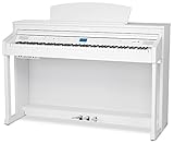 LCD-Display, Begleitautomatik, Saitenresonanzsimulation, Dämpferresonanzsimulation, Aufnahmefunktion, 4-Band- Graphic-EQ Equalizer, Mikrofoneingang mit eigenen 4-Band-EQ-Einstellungen und Effekten, 3 Pedale