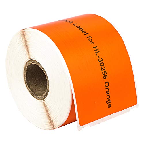Houselabels Compatible Dymo 30256 Orange Shipping Labels (2-5/16" X 4") Compatible With Rollo, Dymo Lw Printers, 6 Rolls / 300 Labels Per Roll #TOP3
