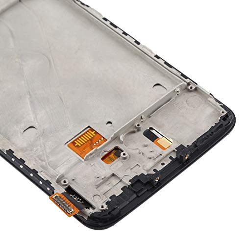 Écran LCD TFT OnePlus 5T avec vitre tactile assemblée sur cadre noir