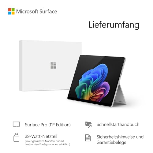 Tablet Microsoft Surface Pro mit Windows 10 und 13 Zoll OLED-Display