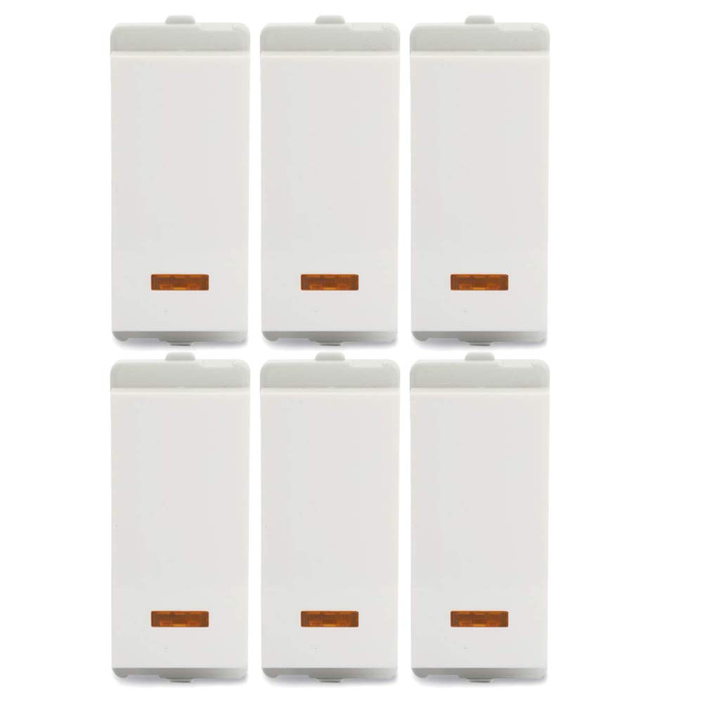See full amazon price history chart for Schneider Electric Livia-10AX 1 way 1 Module Switch with indicator - White (Pack of 6) Schneider Electric Livia-10AX 1 way 1 Module Switch with indicator - White (Pack of 6) (B08WXBG16Q) Amazon Price History, Amazon Price Tracker