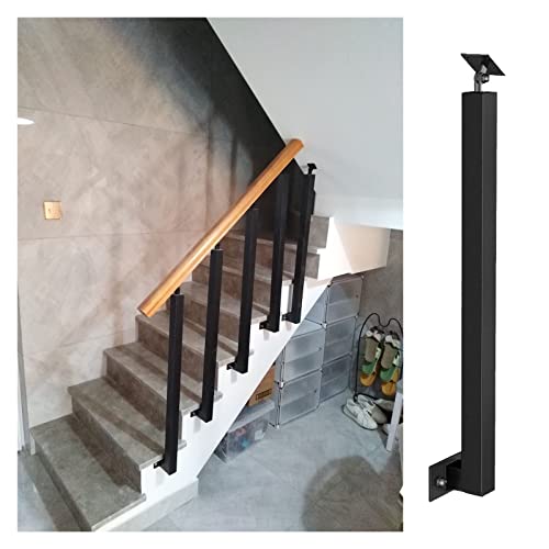 Postes de barandilla de escalera para montaje lateral en lofts y pasillos de hierro