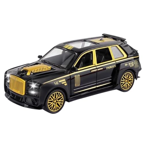 Image of PLUSPOINT Diecast Model Car Pull Back Action Vehicles Alloy Simulation Supercar with Openable Doors Lights and Sound Toy for Kids and Collectors | Perfect for Play & Display | Gift for 3+ Year Boys