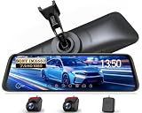 AUTO-VOX ミラー型ドライブレコーダー 純正交換式 デジタルインナーミラー 10インチ 【前後カメラ分離式】 IMX662 CMOS高感度センサー搭載 前後1080P HDR/WDR GPS搭載 前170° 後150°広角 駐車監視 LED信号対応 地デジ干渉対策 スーパーキャパシタ 18ヶ月保証