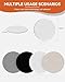 BIOOICH Beige/Black/White/Gray Mixed Packs Car Roof Repair Patches - Self-Adhesive Patches for Repairing Holes in Car Roofs. Easy to Apply, No Residue, and Won't Peel Off (Diameter 1.18