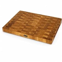B4K – B4K® Schneidebrett aus Eiche Stirnholz 50 × 35 × 4 cm