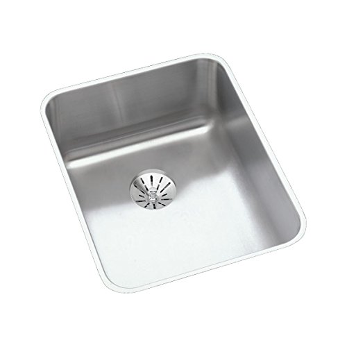 Elkay ELUHAD141845PD Lustertone Classic Single Bowl Undermount Stainless Steel ADA Sink with Perfect Drain