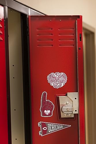 Image of University of Chicago 9ct Vinyl Large Deluxe Stickers Variety Pack - Laptop, Water Bottle, Scrapbooking, Tablet, Skateboard, Indoor /Outdoor - Set of 9