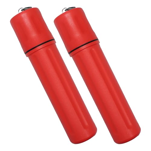 Blue Demon SMAW/Stick Welding Electrode Storage Tube, 3” x 14”, waterproof, airtight, Red, 2 Pack