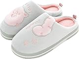  Invierno Zapatillas de Estar por casa para Mujer Hombre cómodo y Antideslizante Pantuflas