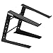 Produktbild CASCHA HH 2055 Laptopständer höhenverstellbar 5-fach I Laptop Stand DJ Zubehör Mischpult Halterung I Couch Laptophalter I Ständer für Notebook 10 Zoll bis Laptop 17 Zoll I Bildschirm Erhöhung schwarz