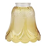 CALLARON Apliques De Pared Tulipa Cristal Lampara Pantalla De De Cubierta De Lámpara Hecha De Cubierta De Pantalla De De para Lámpara Colgante De Pared Tulipa Cristal Lampara Mesa