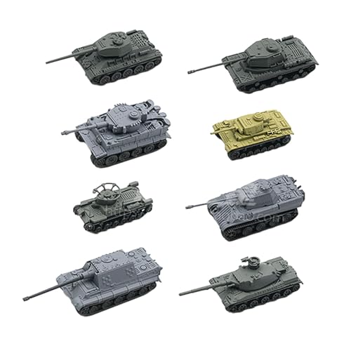 Modèle de réservoir 1/144 Sharplace : lot de 8 figurines miniatures pour collection