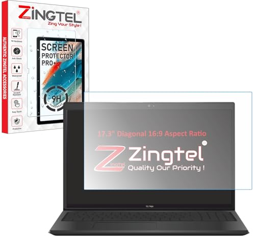 Image of Screen Protector Compatible With Laptops With 17.3 inch Inch Diagonal with 16:9 Aspect Ratio Display 9H Hardness Screen Protector Not a Tempered Glass, Screenguard Size : 382 mm X 215 mm
