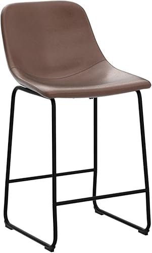 Miniatura 6 de TAVR Furniture Juego de 2 taburetes de mostrador de 24 pulgadas de altura de mostrador con capacidad para hasta 500 libras, sillas de altura de