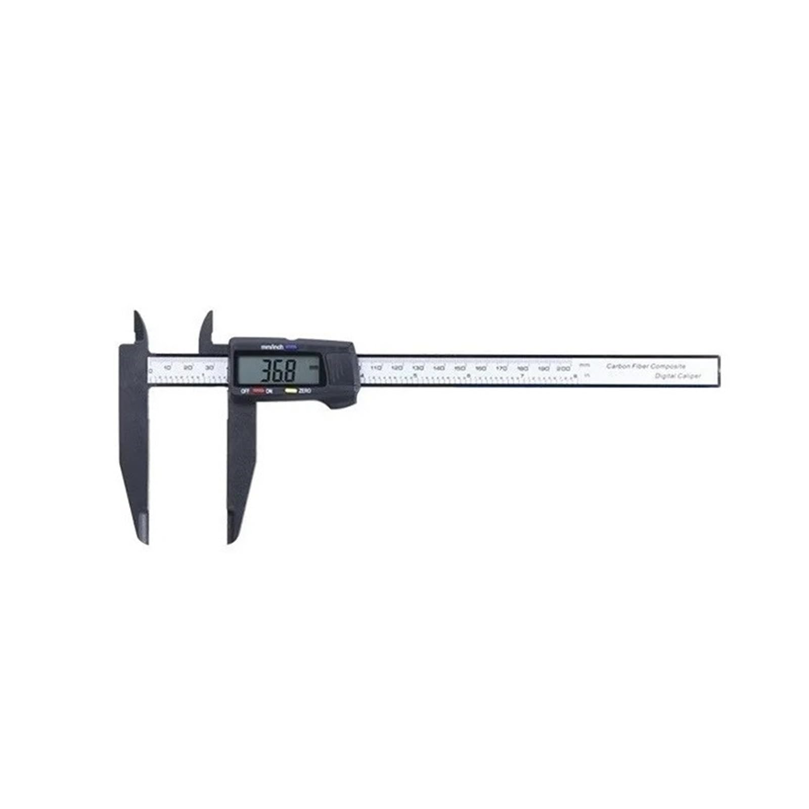 Bdayek One Color Vernier Calipers Large Measure Range Digital Caliper Long Measuring Jaw Electronic Vernier 0-300Mm Outer Inner Diameter Step Measurement(0-200Mm)