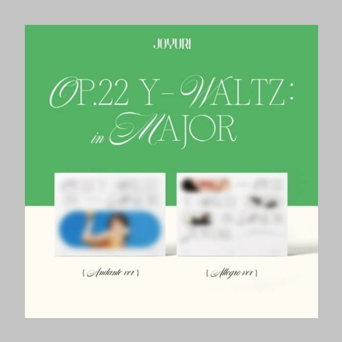 Mini album K-Pop Jo Yuri OP.22 Y-Waltz Andante CD et livre photo de collection