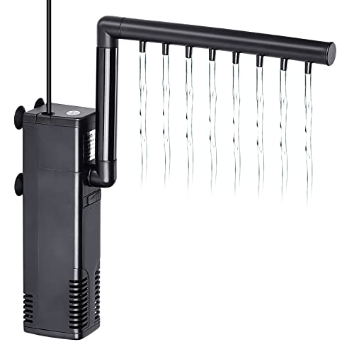 SONNIG Aquarium Filterpumpe, Aquarium Innenfilter leise, Filter Aquarium für Aquarium Becken, Aquarium klein Cover