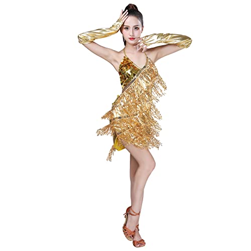 Robe Salsa à Franges CFWSHJ pour Libérer vos Mouvements de Danse