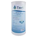 Tier1 Replacement for Pentek FXHTC RFC-BB 25 Micron 10 x 4.5 Granular Activated Carbon Block Water Filter