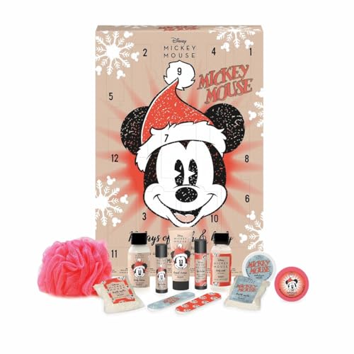 Disney Mickey Jingle All The Way Mad Beauty calendrier de l'Avent anti-stress pour l'hiver