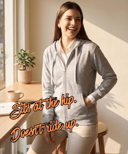 Image of Scott International Women's Cotton Blend Hoodie | Long Sleeve Sweatshirt | Stylish Winter Wear | Hooded Winter Top | Casual Outdoor, Travel, Gym & Everyday Wear | Pullover for Women