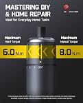 Fanttik NEX S1 Pro Cordless Screwdriver Kit, Powerful Screwdriver Set with 16 Bits, 3 Gears Torque, Max 6N.m, 2000mAh Battery, LED Light, Repair Tool for Furniture/Desktop Computer