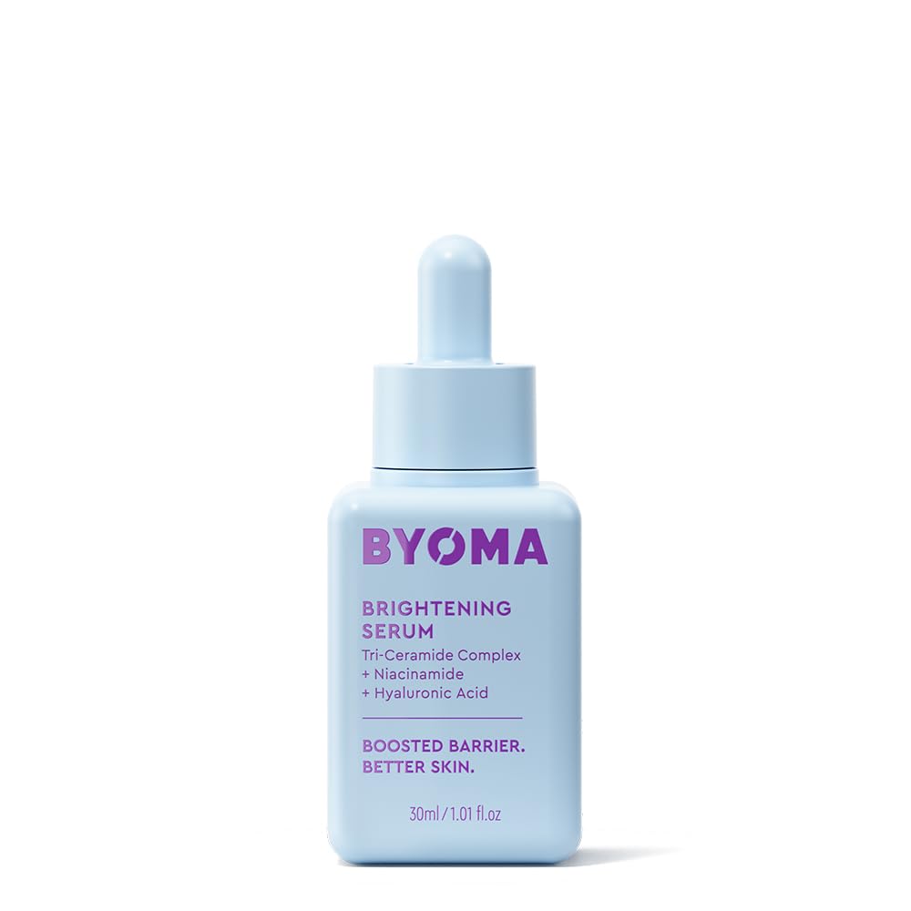 BYOMA Brightening Serum – Barrier Repair Serum – Brightening & Hydrating Face Serum with Hyaluronic Acid, Niacinamide & Ceramides – Hyaluronic Acid Serum For Face, Glowing, Radiant Skin – 1.01 fl. oz