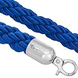 Cordón de cuerda trenzada para ser utilizado en postes de gestión de colas.