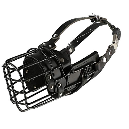 Dingo Gear Cestino in Metallo gommato per Cane Malinois Professionale Comodo Prodotto Universale per Lunghe Passeggiate S03048