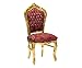 MAXIOCCASIONI Chaise baroque Or Rouge