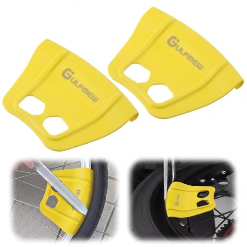 Image of 2 Rim Protectors for Tire Changing, Wheel Rim Guard Kit, Yellow