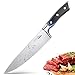 Produktbild SKY LIGHT Kochmesser Küchenmesser 20cm Messer Profi Chefmesser Universalmesser aus hochwertigem Carbon Edelstahl, Extra Scharfe Messerklinge mit ergonomischer Griff