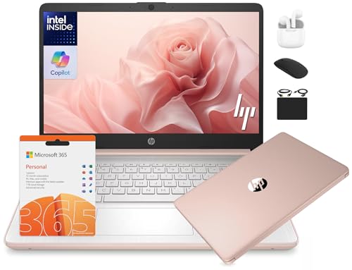 HP 14 m[gp\R w rWlX 2025 tbOVbv AI Copilot 4RA 13 Intel CPUA16GB RAM 628GB Xg[W (128GB UFS+ 500GB Ext)A1-Yr Office 365A