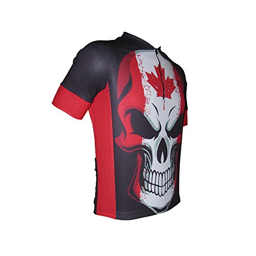 CAMISA CICLISMO SKULL RED - UNISSEX M