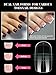 TOROKOM 300 Pcs Toe Nail Forms for Poly Extension Gel, Toenail Dual Forms Reusable Full Cover Molds for Poly Gel French Tip Acrylic Toenails Pedicure for Salon & DIY at Home 15 Sizes