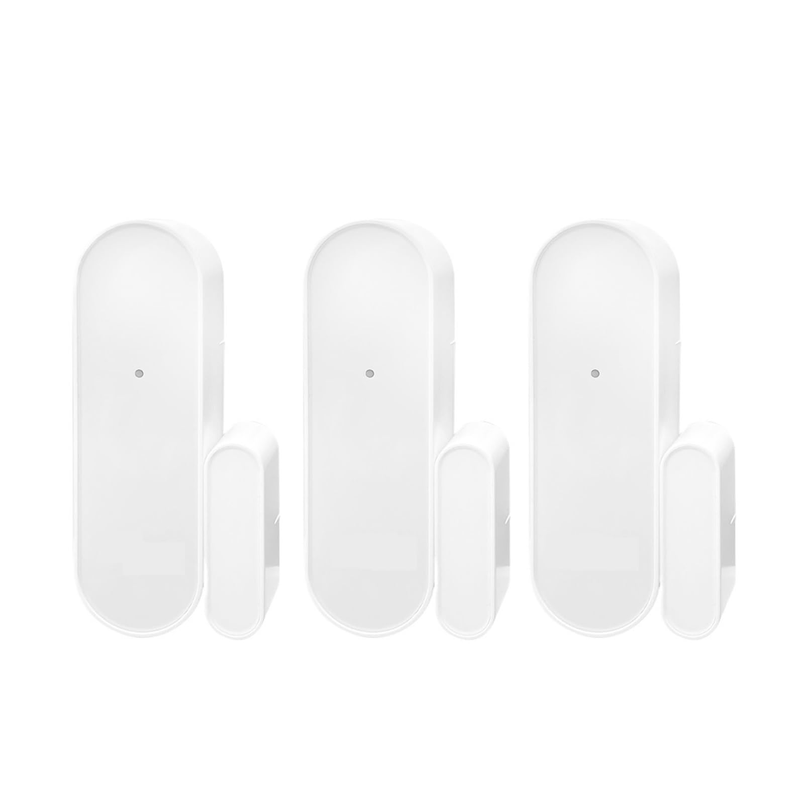 Sensor de ventana puerta apertura alarma seguridad for el hogar inteligente Detector apertura/cierre magnética Para casa y garaje(3 pcs Door Sensor)