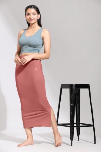Image of TRENDMALLS Women's Polyester Spandex Stretchable Straight Saree Shapewear Petticoat for Women, Cotton Blended, Skirts for Women, Saree Shaper