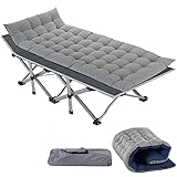 Slsy Folding Camping Cot, Folding Cot Camping Cot for Adults Portable Folding Outdoor Cot with Carry Bags for Outdoor Travel Camp Beach Vacation