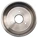 TRQ Rear Brake Drum Pair Set Compatible with 2008-2015 Smart fortwo