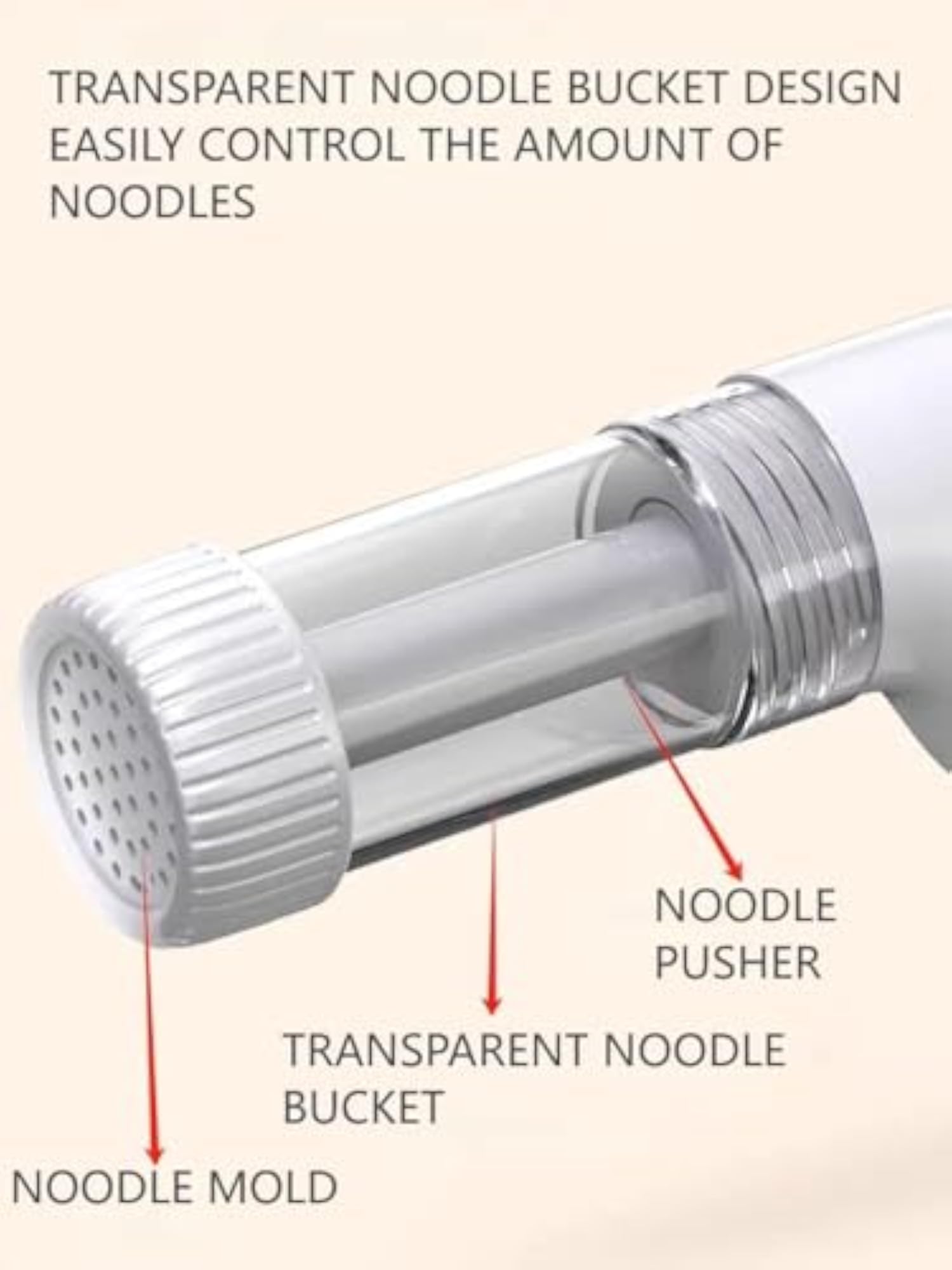 Handheld Electric Noodle Machine, Portable 6-in-1