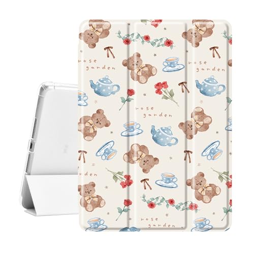 Coque transparente iPad 10e/11e gén protégeant des chocs avec fente pour Apple Pencil