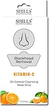 SHILLS PROFESSIONAL Blackhead Removal Nose Strips (Pack of 10) with a Blackhead Remover Tool – Deep Cleansing & Pore Care | Removes Blackheads, Dirt & Oil (Vitamin C)