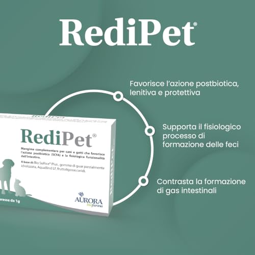 Aurora Biofarma Redipet 30 Tabletten - Ergänzungsfuttermittel für Hunde und Katzen, das die postbiotische Wirkung (SCFA) und die… – Ansicht 4