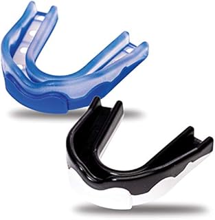 Franklin Sports Athletic Mouthguards - Sport Mouthguards for Football, Wrestling, MMA, Boxing + More - All Sport Mouthguards - Youth Ages 6 - 11 - 2 Pack