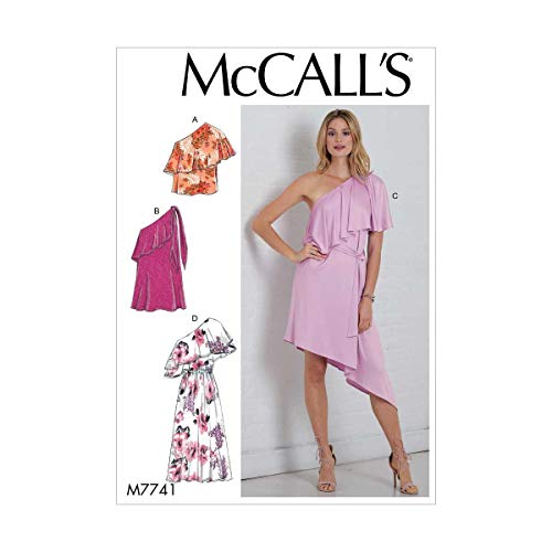 McCall's Patterns Misses' Top, Dresses And Belt, A5 (6-8-10-12-14)